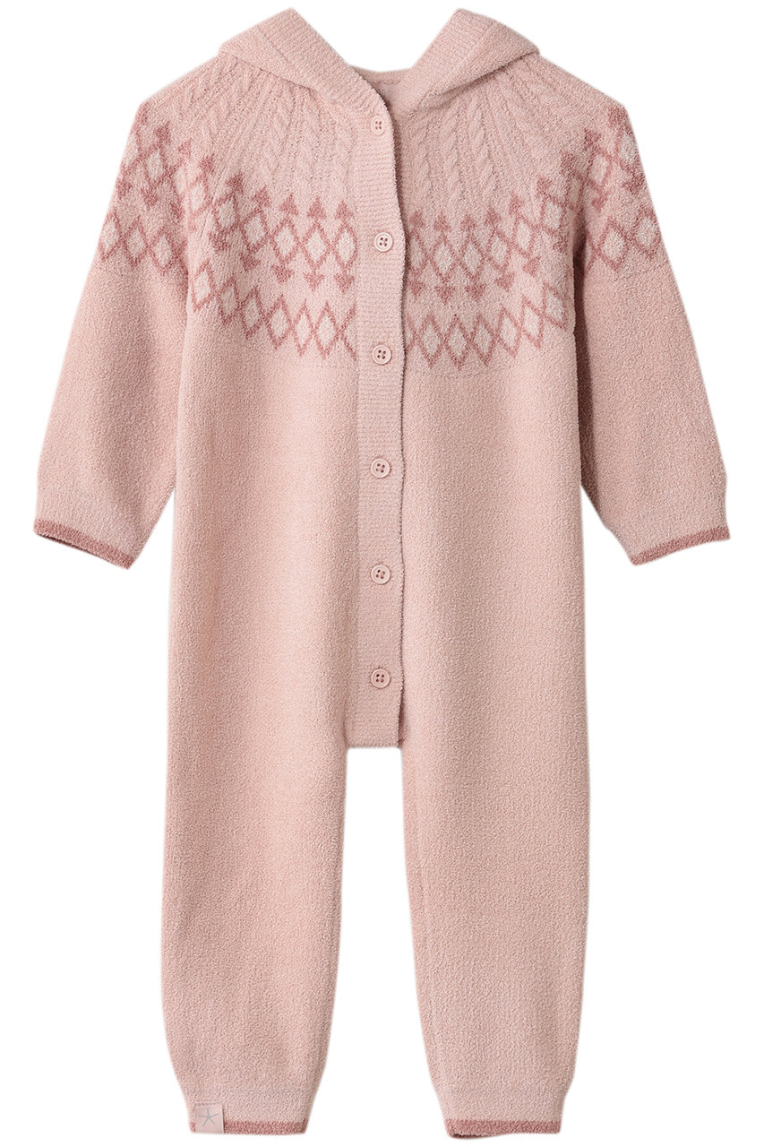 ベアフット ドリームズ/BAREFOOT DREAMSの【BABY】コージーシックウルトラライト フェアアイル ロンパース(ピンク/4241500002)