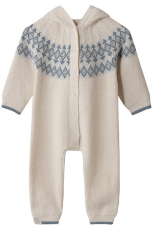 ベアフット ドリームズ/BAREFOOT DREAMSの【BABY】コージーシックウルトラライト フェアアイル ロンパース(200100/200101)