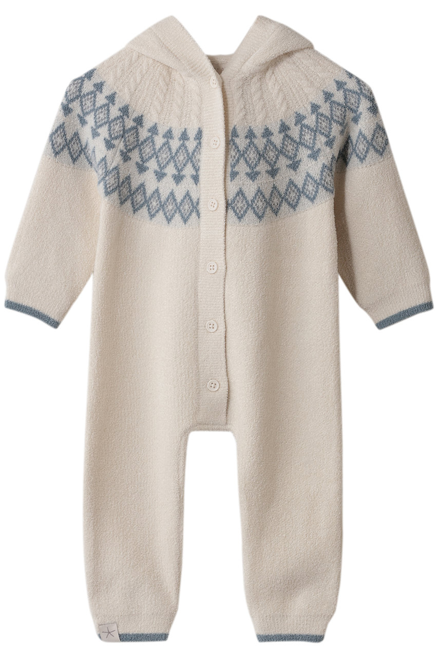 ベアフット ドリームズ/BAREFOOT DREAMSの【BABY】コージーシックウルトラライト フェアアイル ロンパース(クリーム/4241500002)