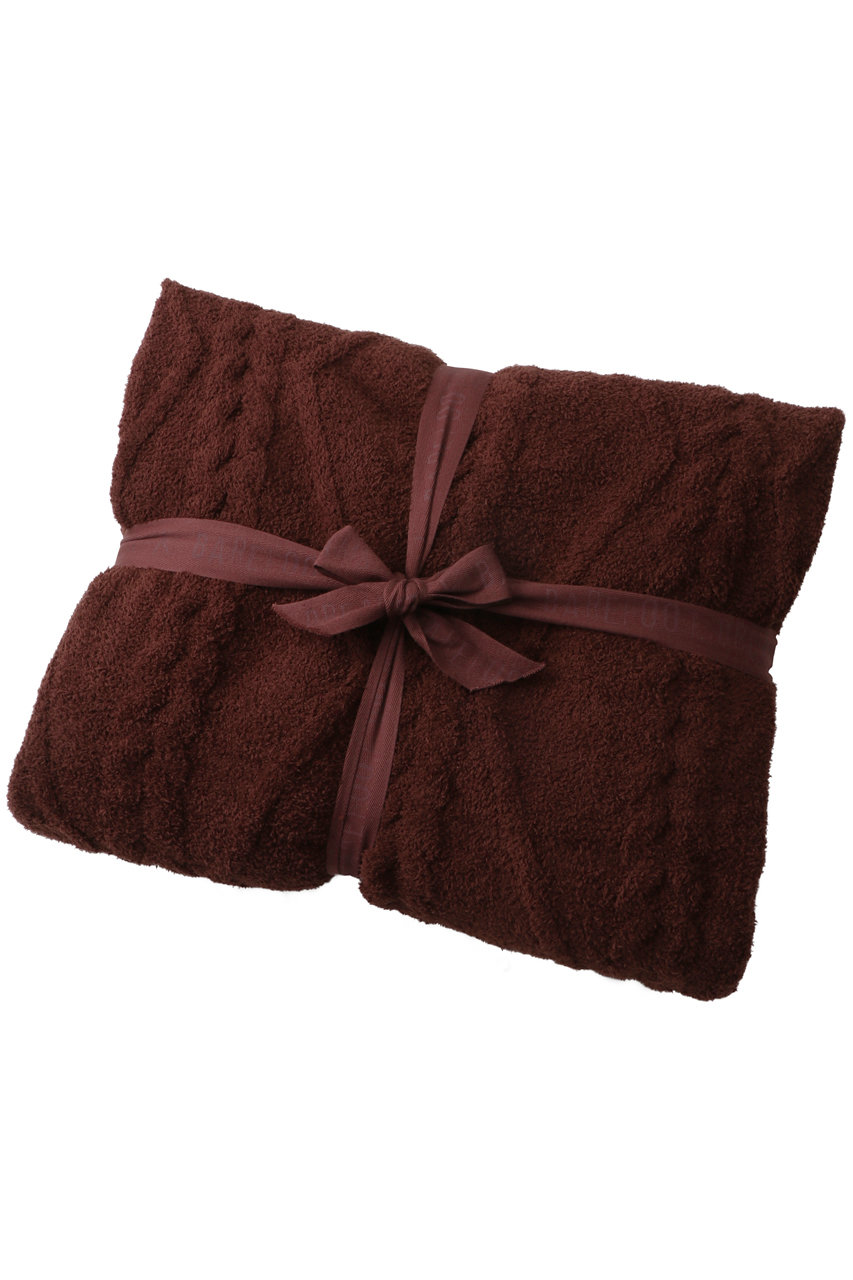 ベアフット ドリームズ/BAREFOOT DREAMSの【UNISEX】コージーシック フィッシャーマン ケーブル スロー(ダークレッド/4255400016)