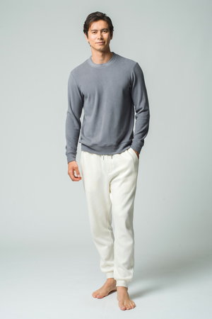 ベアフット ドリームズ/BAREFOOT DREAMSの【MEN】ワッフル サーマル ジョガー(110600/110601)