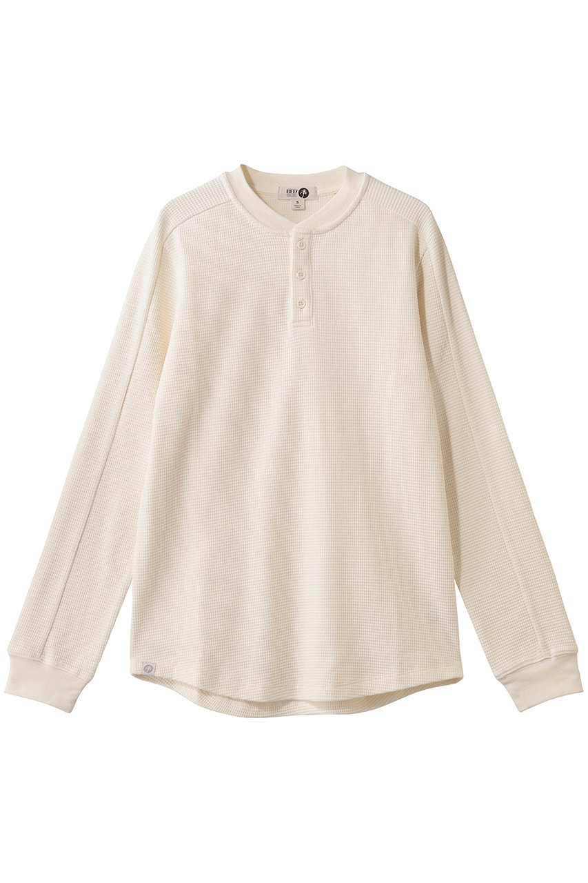 ベアフット ドリームズ/BAREFOOT DREAMSの【MEN】ワッフル サーマル ヘンリー プルオーバー(クリーム/4220900009)