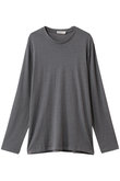 【MEN】【MALIBU COLLECTION】スラブ バーンアウト カットネック ロングスリーブT