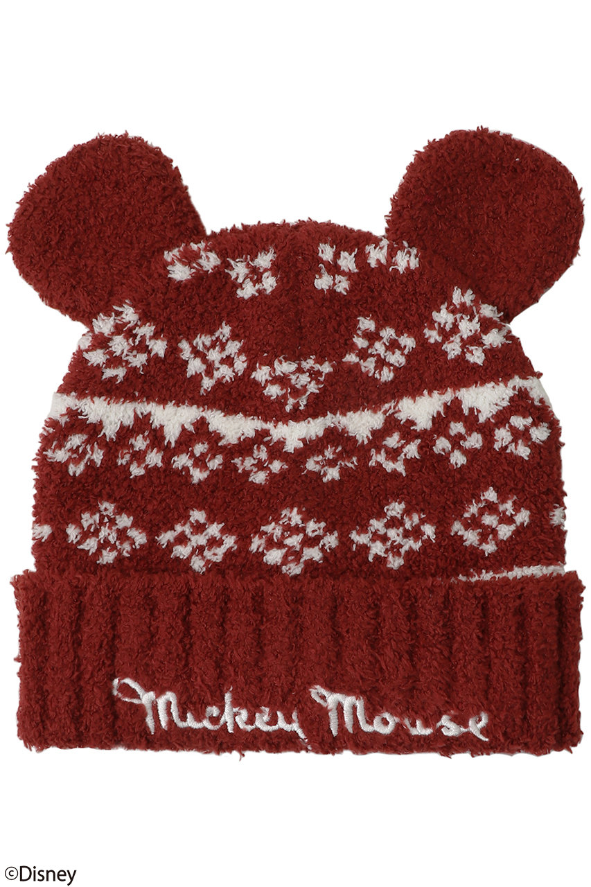 ベアフット ドリームズ/BAREFOOT DREAMSの【KIDS】コージーシック ミッキー フェアアイル ビーニー(レッド/4241000017)