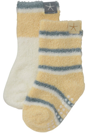 ベアフット ドリームズ/BAREFOOT DREAMSの【BABY】コージーシックライト レモン＆ストライプ ソックスセット(200800/200804)