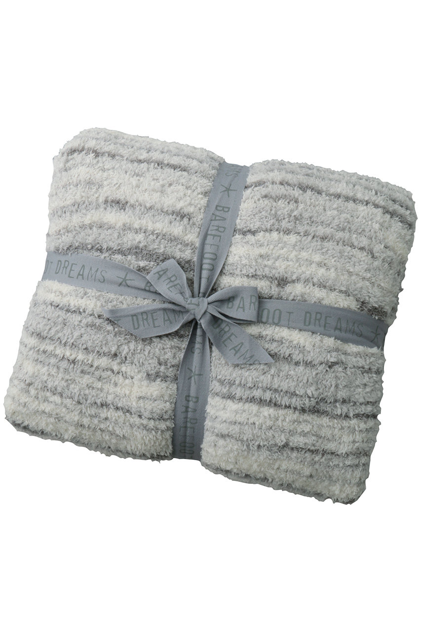 ベアフット ドリームズ/BAREFOOT DREAMSの【UNISEX】コージーシック スペースダイ ボーダー スロー(ブルー/4355400002)