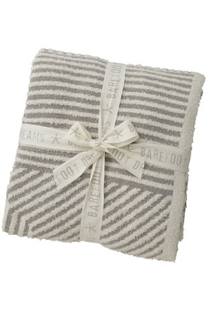 ベアフット ドリームズ/BAREFOOT DREAMSの【UNISEX】コージーシックコットン ミックスストライプ スロー(510600/510602)