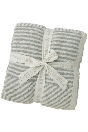 ベアフット ドリームズ/BAREFOOT DREAMSの【UNISEX】コージーシックコットン ミックスストライプ スロー(510600/510602)