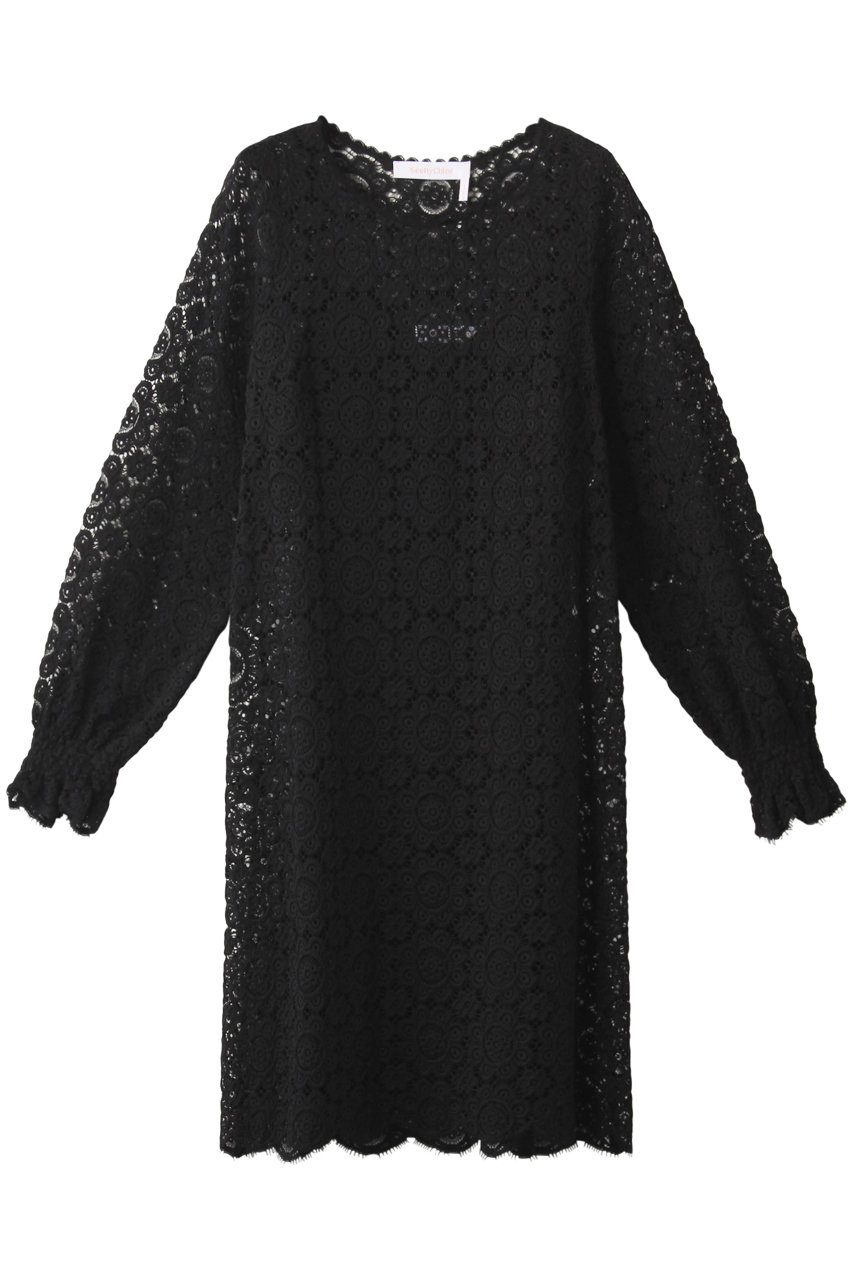 SALE 【50%OFF】 See By Chloe シー バイ クロエ サマーレースワンピース ブラック