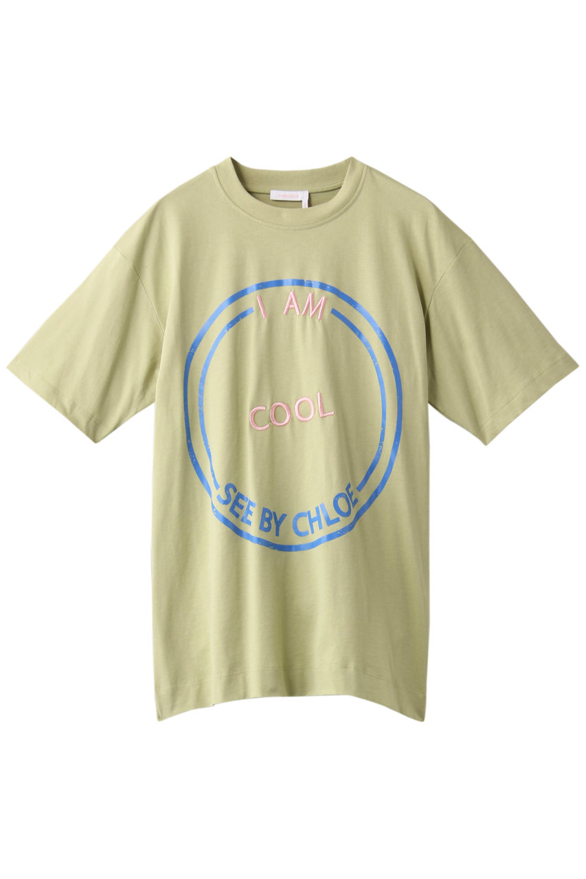 SALE 【50%OFF】 See By Chloe シー バイ クロエ SBC ロゴTシャツ カーキ