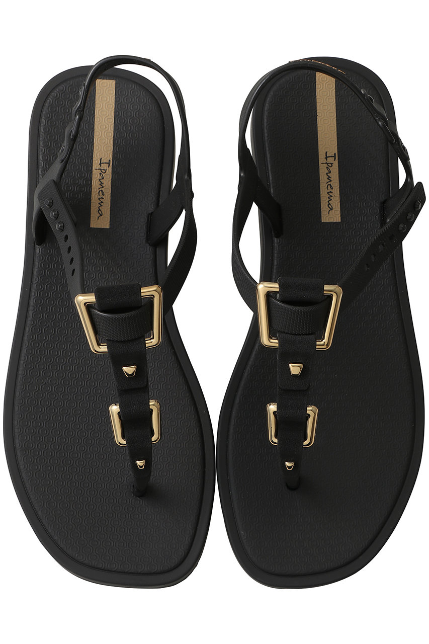 イパネマ/Ipanemaの【ELLE SHOP限定】CLASS URBANE ビーチサンダル(ブラック/ゴールド/SP83766021)