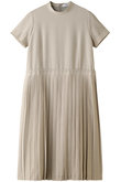 プリーツ切替ワンピース