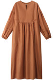 サンドウォッシュシルクコットンヨークワンピース