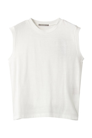 プレインピープル/PLAIN PEOPLEのムラ糸アーサ天竺ノースリーブTシャツ(110100/110101)