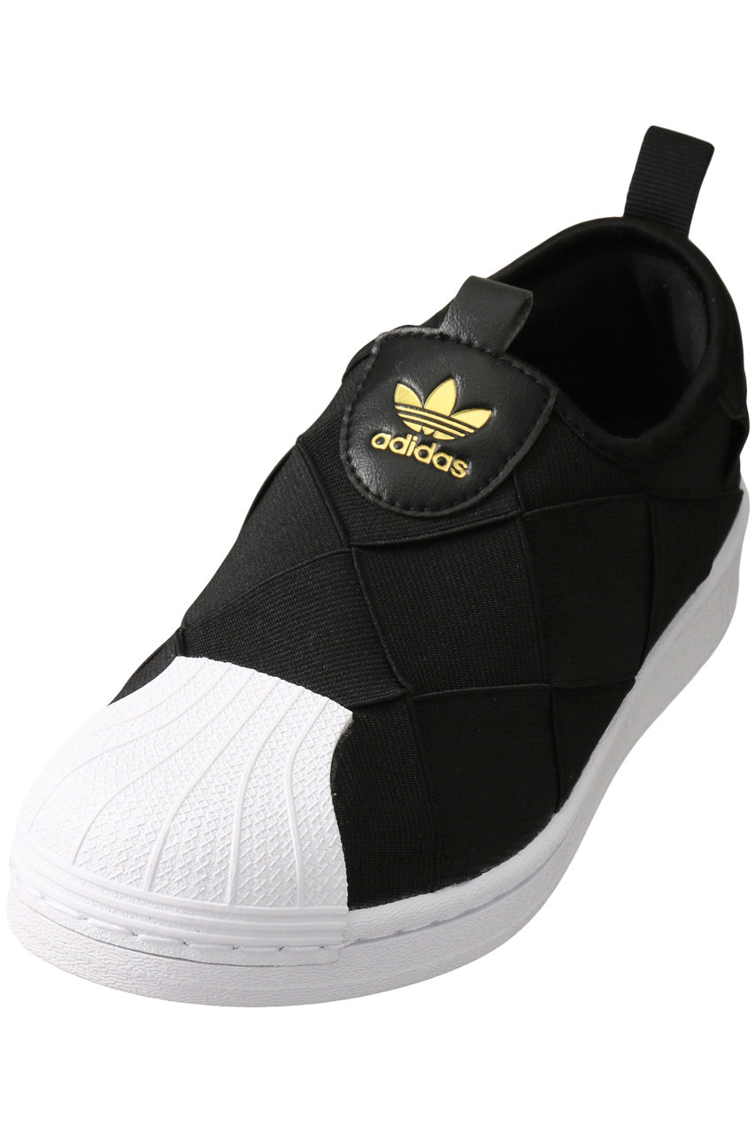 PLAIN PEOPLE プレインピープル 【adidas】SUPERSTAR SLIPON ブラック