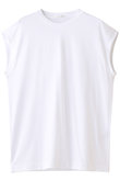 スピンコットンノースリーブTシャツ