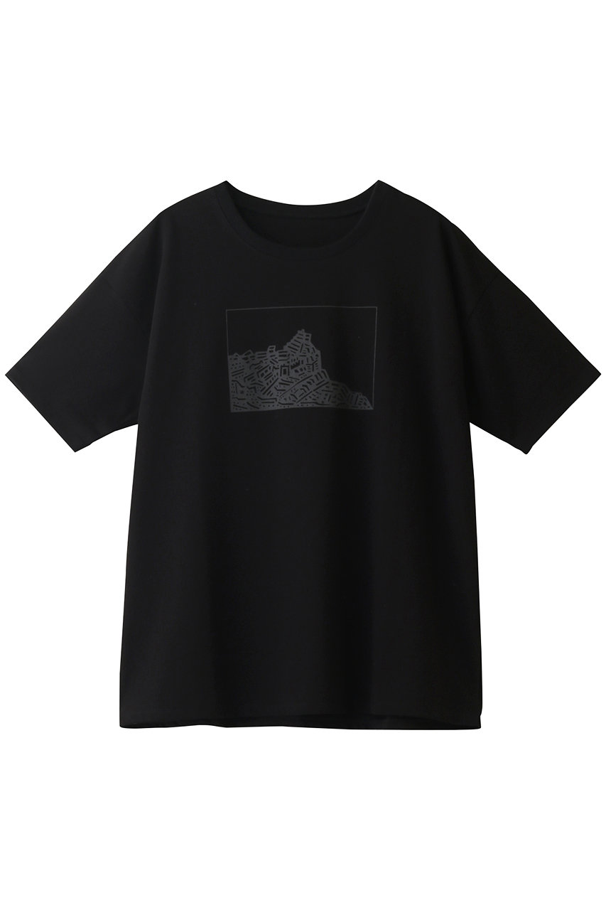 SALE 【50%OFF】 PLAIN PEOPLE プレインピープル 【plainless】プリントTシャツ ブラック