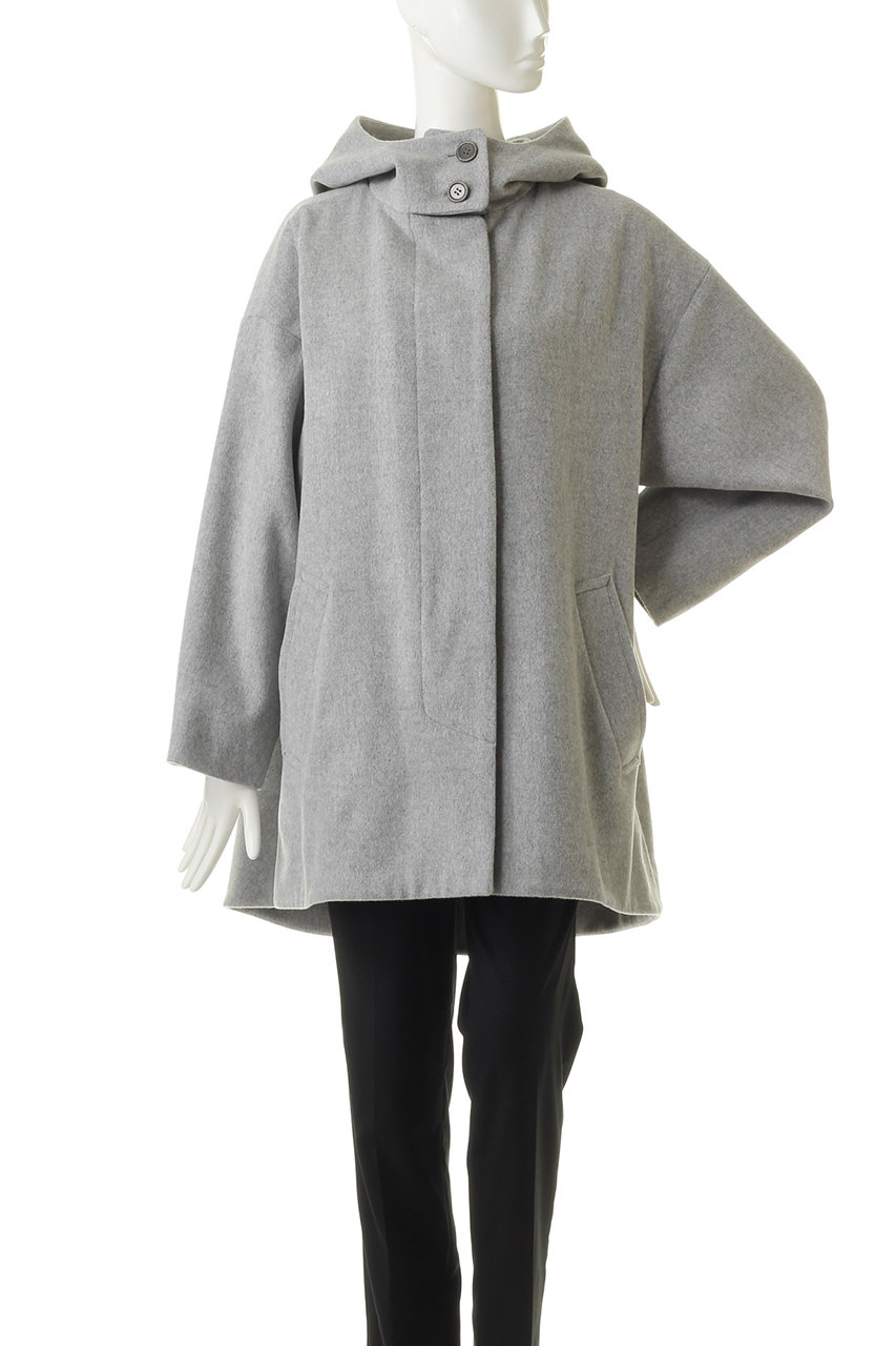 充実の品 PLAIN PEOPLE プレインピープル ムートンコート F グレー 【古着 ジャケット・アウター