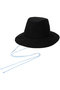【matureha】organdy hat プレインピープル/PLAIN PEOPLE ブラック