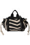 【INOUI EDITIONS】BAG/SAC STRAP M ZEBRA プレインピープル/PLAIN PEOPLE ホワイト