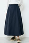 フレアバンディングスカート プレインピープル/PLAIN PEOPLE ネイビー
