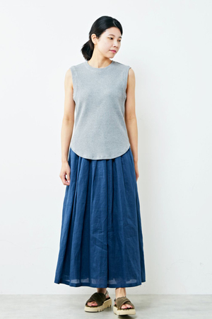 プレインピープル/PLAIN PEOPLEのリブタイトノースリーブ