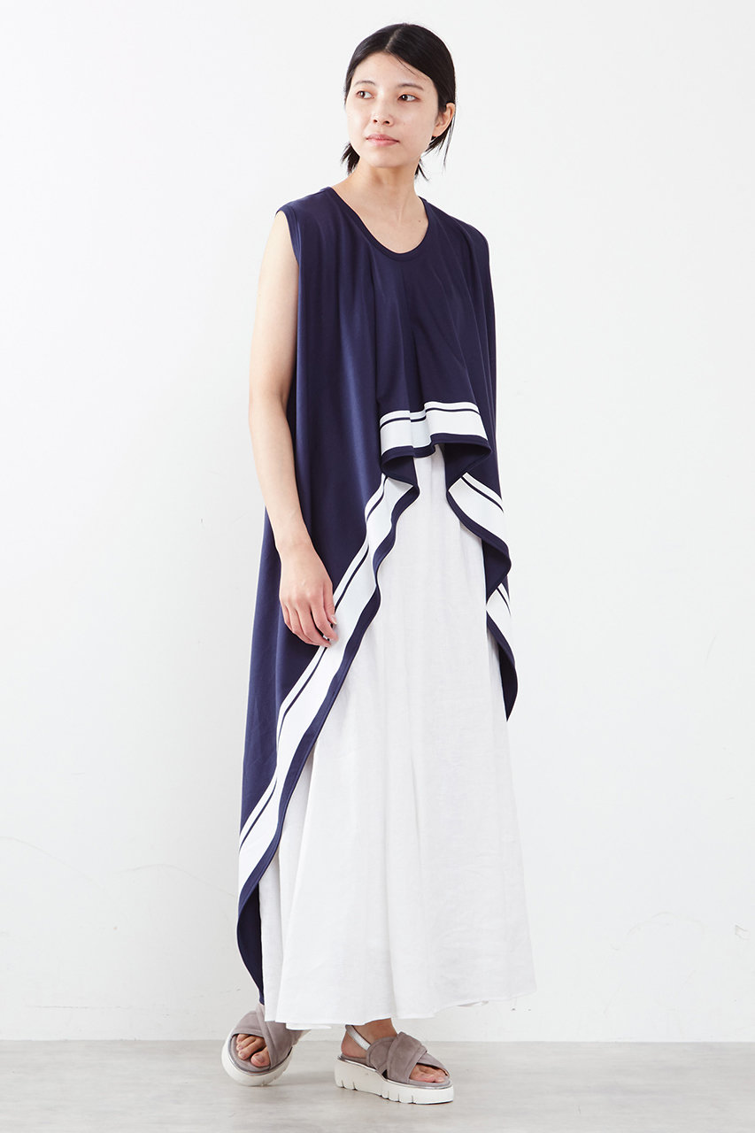 PLAIN PEOPLE アシンメトリーヘムトップス (ネイビー, F) プレインピープル ELLE SHOP PLAIN PEOPLE アシンメトリーヘムトップス (ネイビー, F) プレインピープル ELLE SHOP