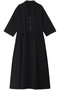 テーラードカラーワンピース プレインピープル/PLAIN PEOPLE ブラック