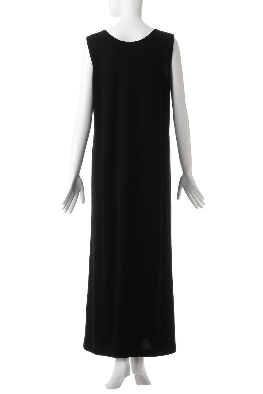 PLAIN PEOPLE(プレインピープル)｜キュプラ裏毛ノースリーブワンピース  