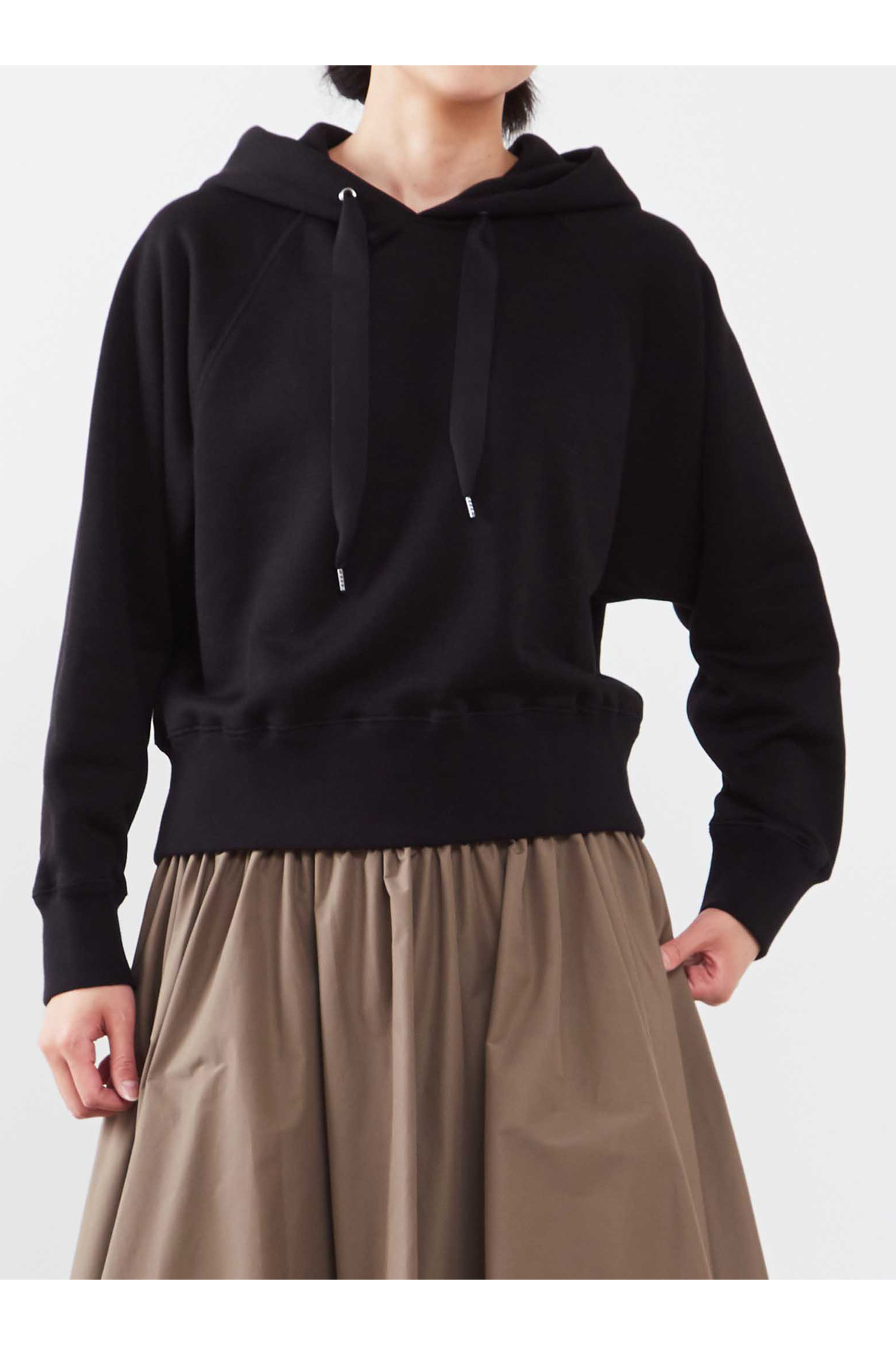 PLAIN PEOPLE キュプラコットンパーカー (ブラック, F) プレインピープル ELLE SHOP PLAIN PEOPLE キュプラコットンパーカー (ブラック, F) プレインピープル ELLE SHOP