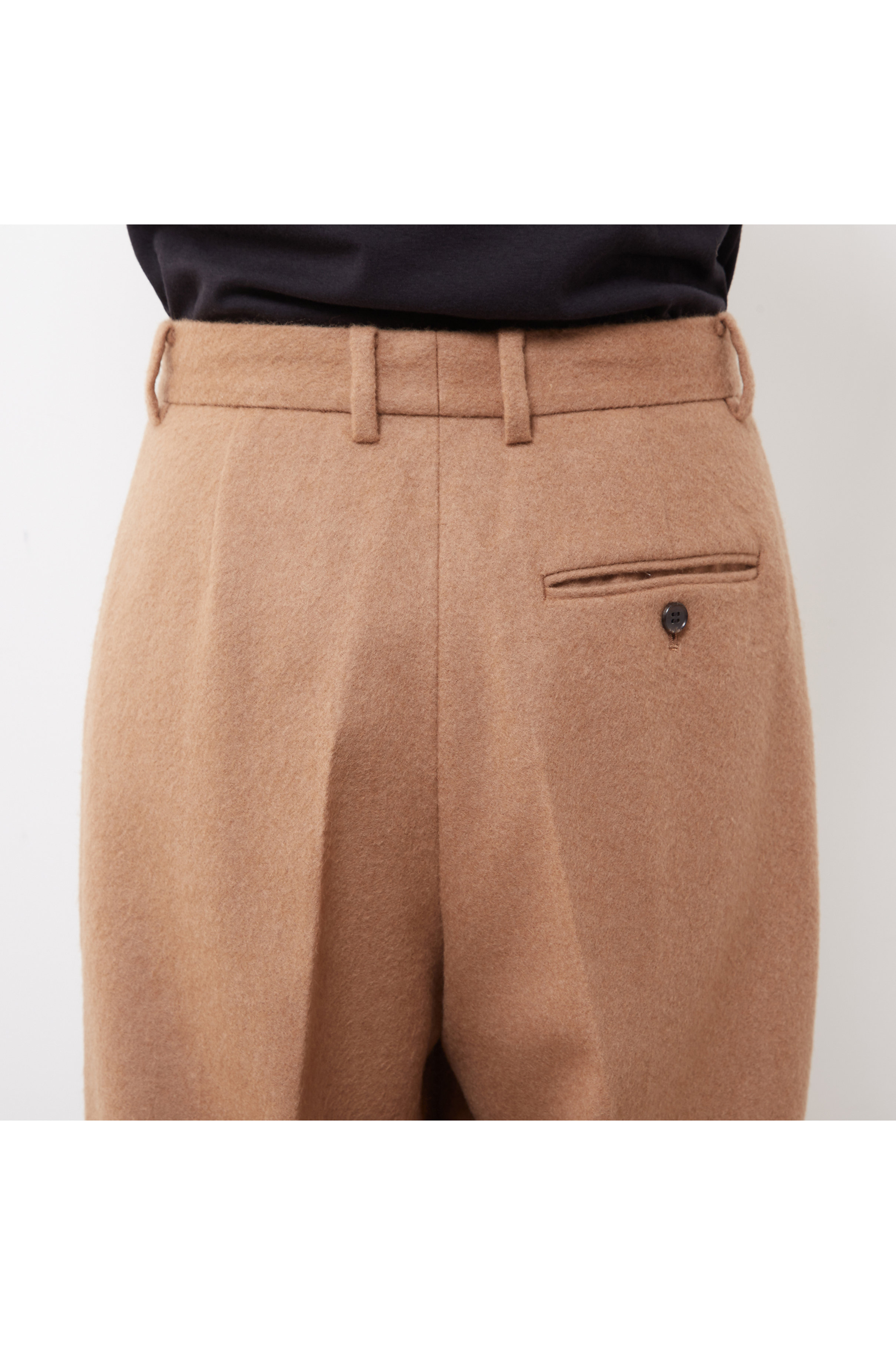 PLAIN PEOPLE(プレインピープル)｜ベビーキャメルマーベルトパンツ