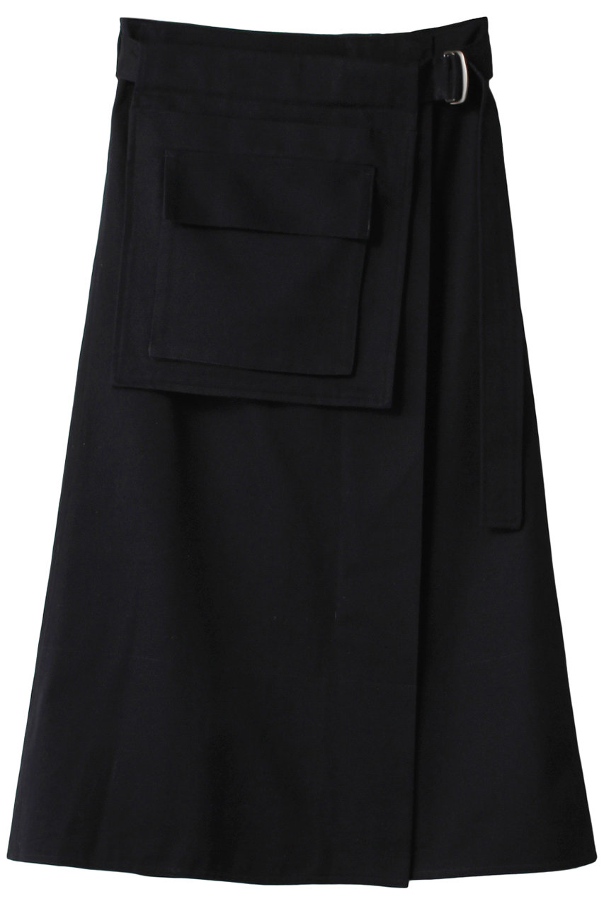 PLAIN PEOPLE ラップ風チノスカート (ネイビー, 2) プレインピープル ELLE SHOP PLAIN PEOPLE ラップ風チノスカート (ネイビー, 2) プレインピープル ELLE SHOP