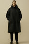 裏起毛モッズ風コート プレインピープル/PLAIN PEOPLE ブラック