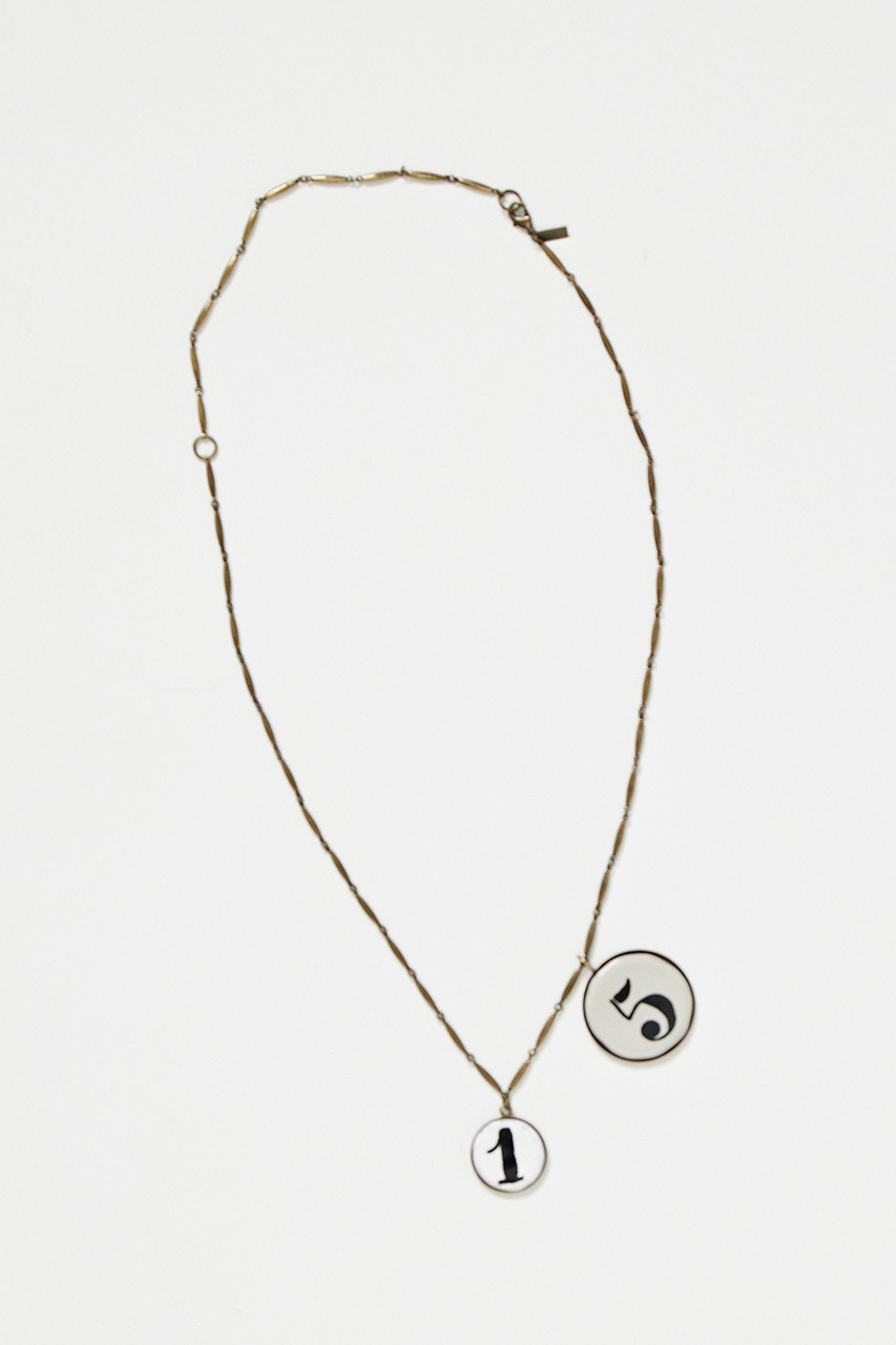 PLAIN PEOPLE 【TOLEMAIDE】ネックレス NECKLACE CIRCLE (オフホワイト, F) プレインピープル ELLE SHOP