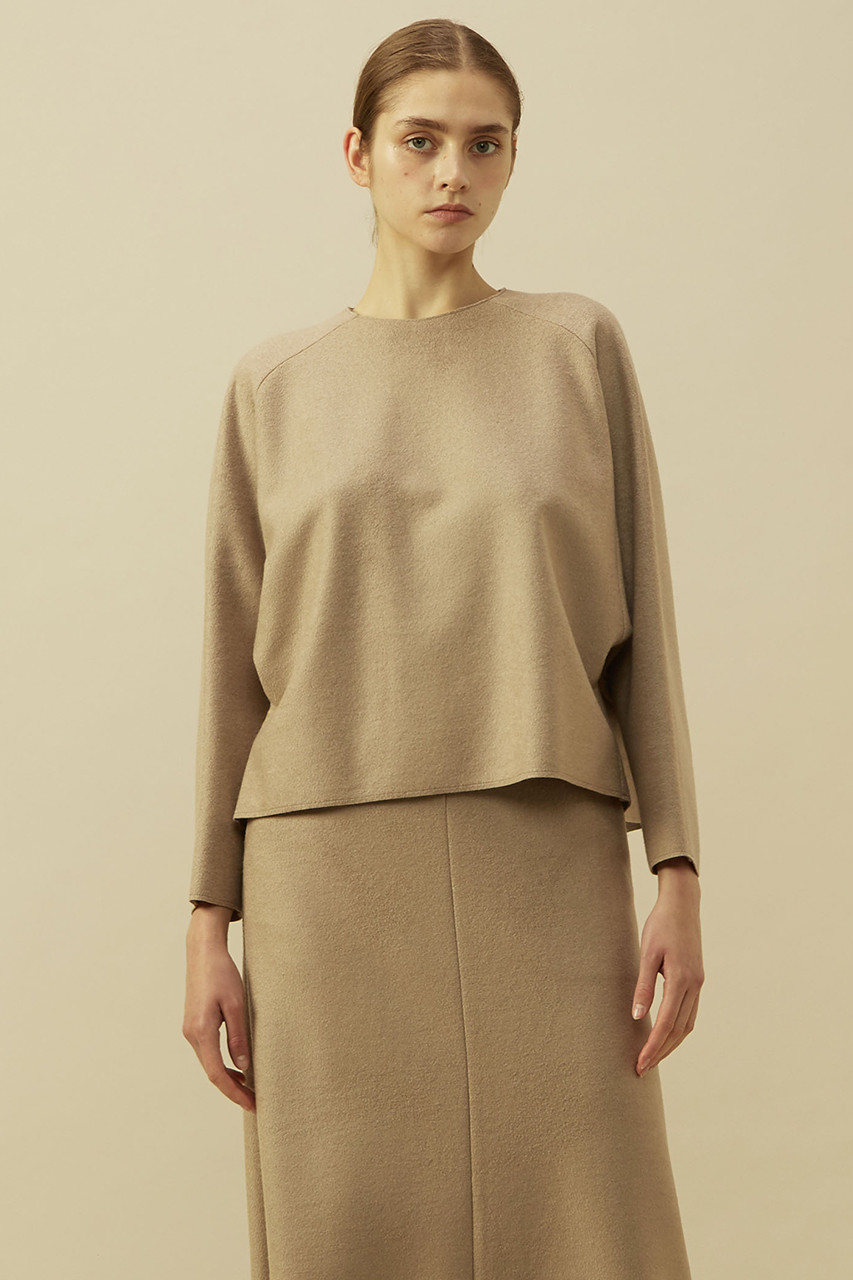 PLAIN PEOPLE ミルドメルトンプルオーバー (ベージュ, F) プレインピープル ELLE SHOP PLAIN PEOPLE ミルドメルトンプルオーバー (ベージュ, F) プレインピープル ELLE SHOP