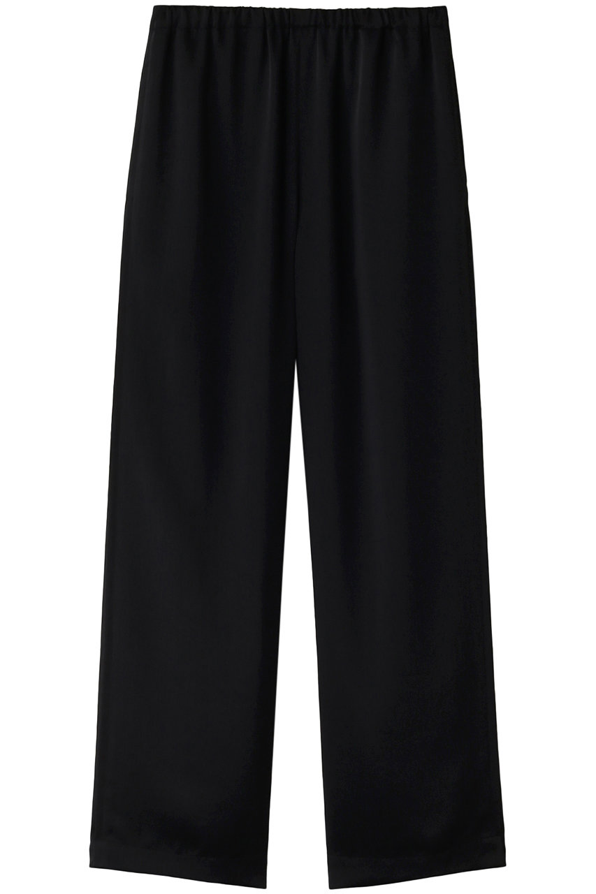 PLAIN PEOPLE ヴィンテージサテンストレートパンツ (ブラック, 3) プレインピープル ELLE SHOP PLAIN PEOPLE ヴィンテージサテンストレートパンツ (ブラック, 3) プレインピープル ELLE SHOP