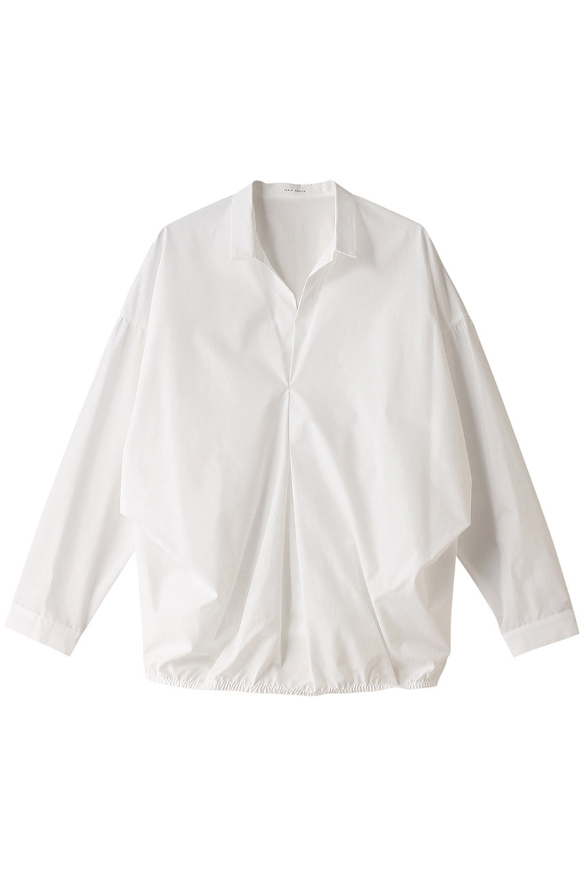 PLAIN PEOPLE スーピマ60sタイプライターシャツ (ホワイト, F) プレインピープル ELLE SHOP PLAIN PEOPLE スーピマ60sタイプライターシャツ (ホワイト, F) プレインピープル ELLE SHOP