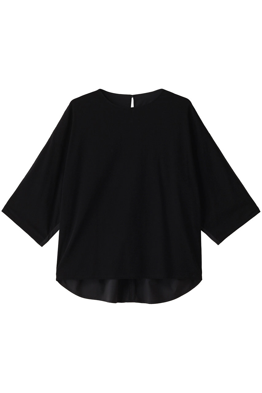 PLAIN PEOPLE ミックスマテリアルスポーティプルオーバー (ブラック, F) プレインピープル ELLE SHOP PLAIN PEOPLE ミックスマテリアルスポーティプルオーバー (ブラック, F) プレインピープル ELLE SHOP