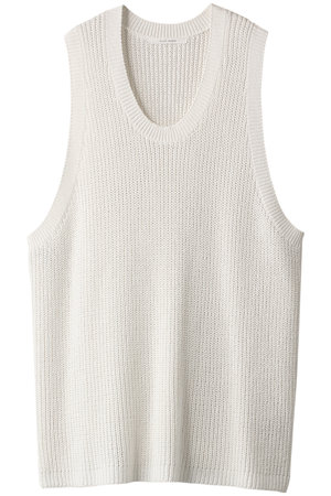 プレインピープル/PLAIN PEOPLEのコットン2WAYニットベスト(110300/110301)