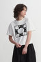 【予約販売】キャットプリントTシャツ プレインピープル/PLAIN PEOPLE ホワイト