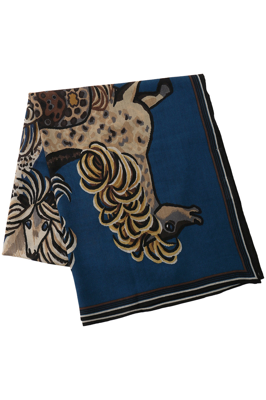 PLAIN PEOPLE(プレインピープル)｜【INOUI EDITIONS】ストール/ブルー