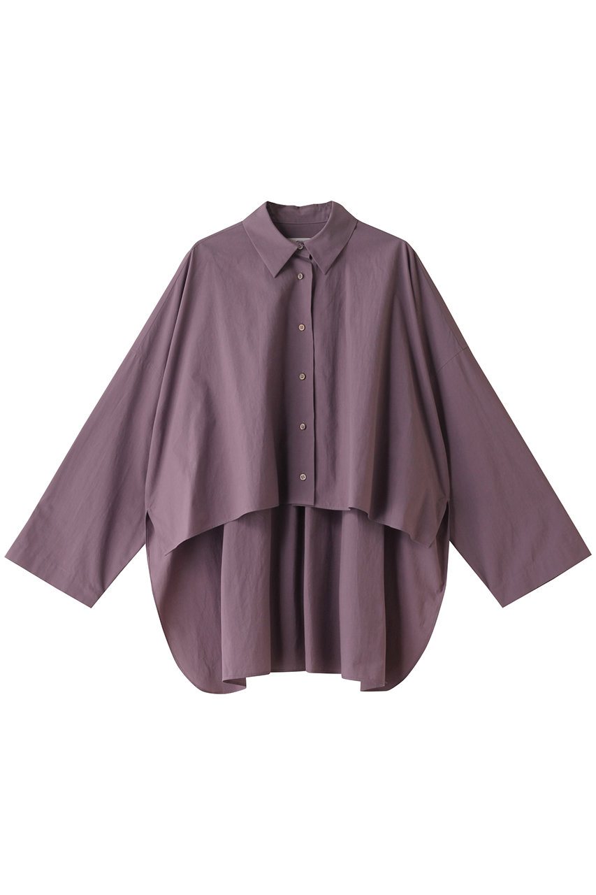 プレインピープル/PLAIN PEOPLEの【ESLOW】COTTON TYPEWRITER (ORIGINAL) BIG SHIRT(パープル/A2043FB 218)