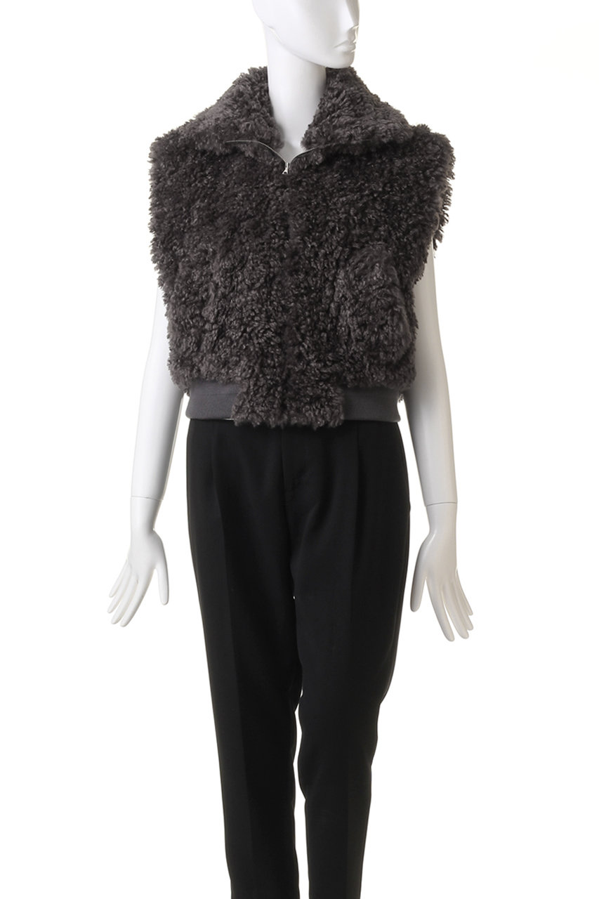 PLAIN PEOPLE(プレインピープル)｜【ESLOW】SHEEP FUR SLEEVELESS