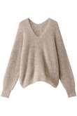 DIAN モヘアVネックプルオーバー