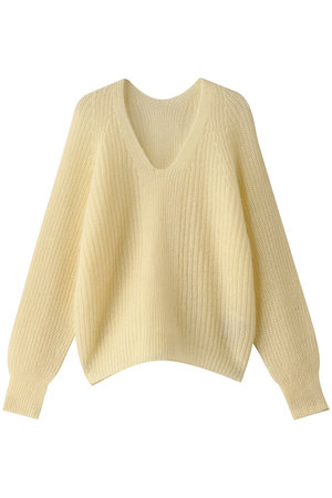 プレインピープル/PLAIN PEOPLEのDIAN モヘアVネックプルオーバー(110300/110301)