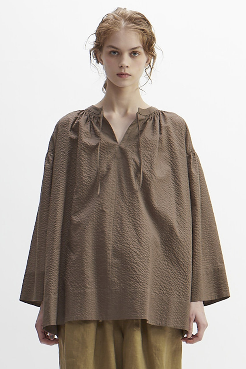 プレインピープルPLAIN PEOPLE カフタンブラウス 30800 セール】 ミラクルウェーブカフタンブラウス （シャツ・ブラウス