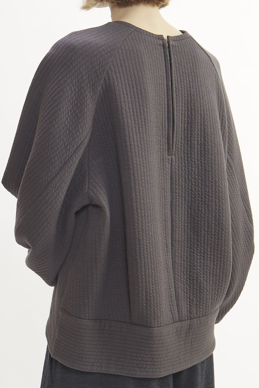 PLAIN PEOPLE ストライプJQジャージーラグランスリーブプルオーバー 定価31900円 カットソー Cグレー レディース プレインピープル【中古】5-1103M♪ PLAIN PEOPLE(プレインピープル)｜ストライプJQジャージーラグラン