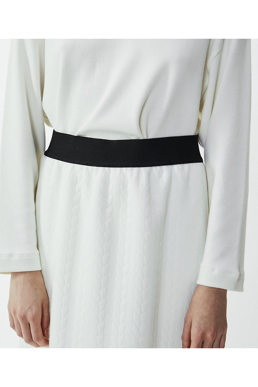 PLAIN PEOPLE(プレインピープル)｜スピカジャガード切替スカート オフ