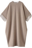 ウールダブルジャージオーバーシルエットドレス