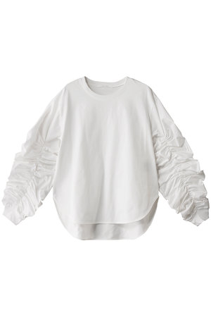 プレインピープル/PLAIN PEOPLEのギャザースリーブプルオーバー(110100/110103)